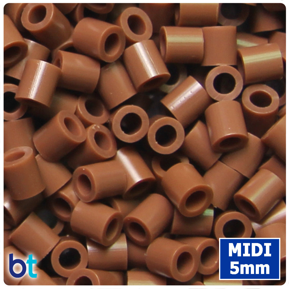 BeadTin Light Brown 5mm Midi Fuse Beads (1000pcs)
