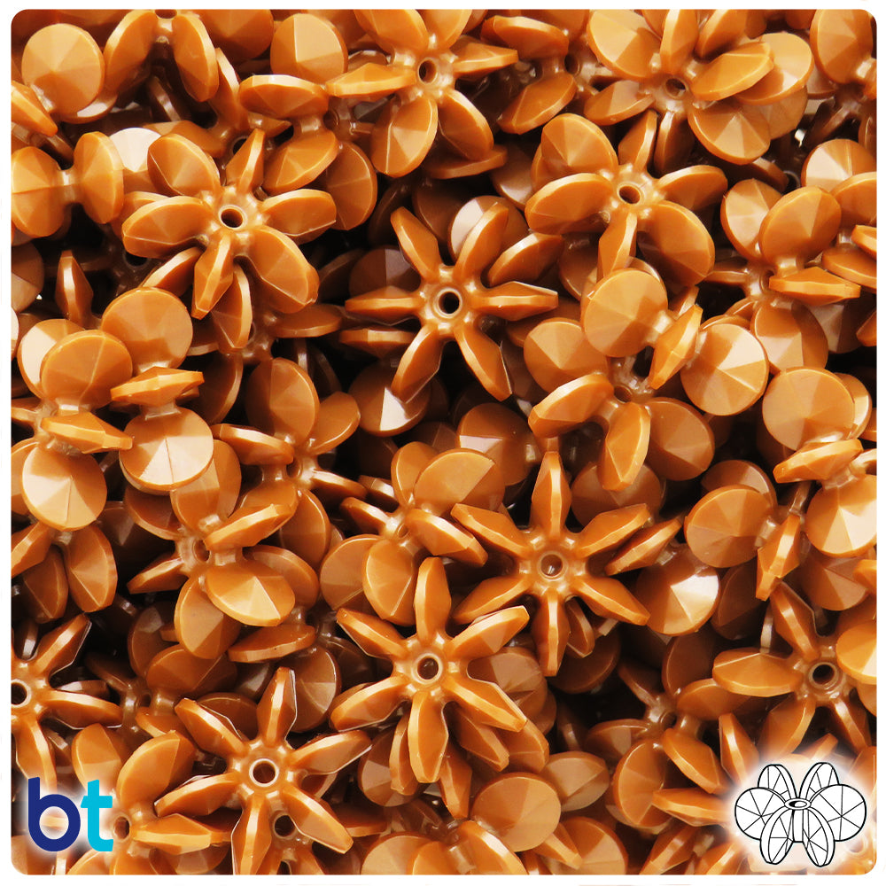 BeadTin Sugar Cone Pearl 18mm SunBurst Plastic Craft Beads (135pcs)