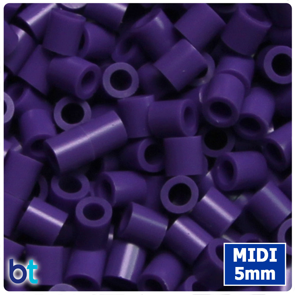 BeadTin Royal Purple 5mm Midi Fuse Beads (1000pcs)