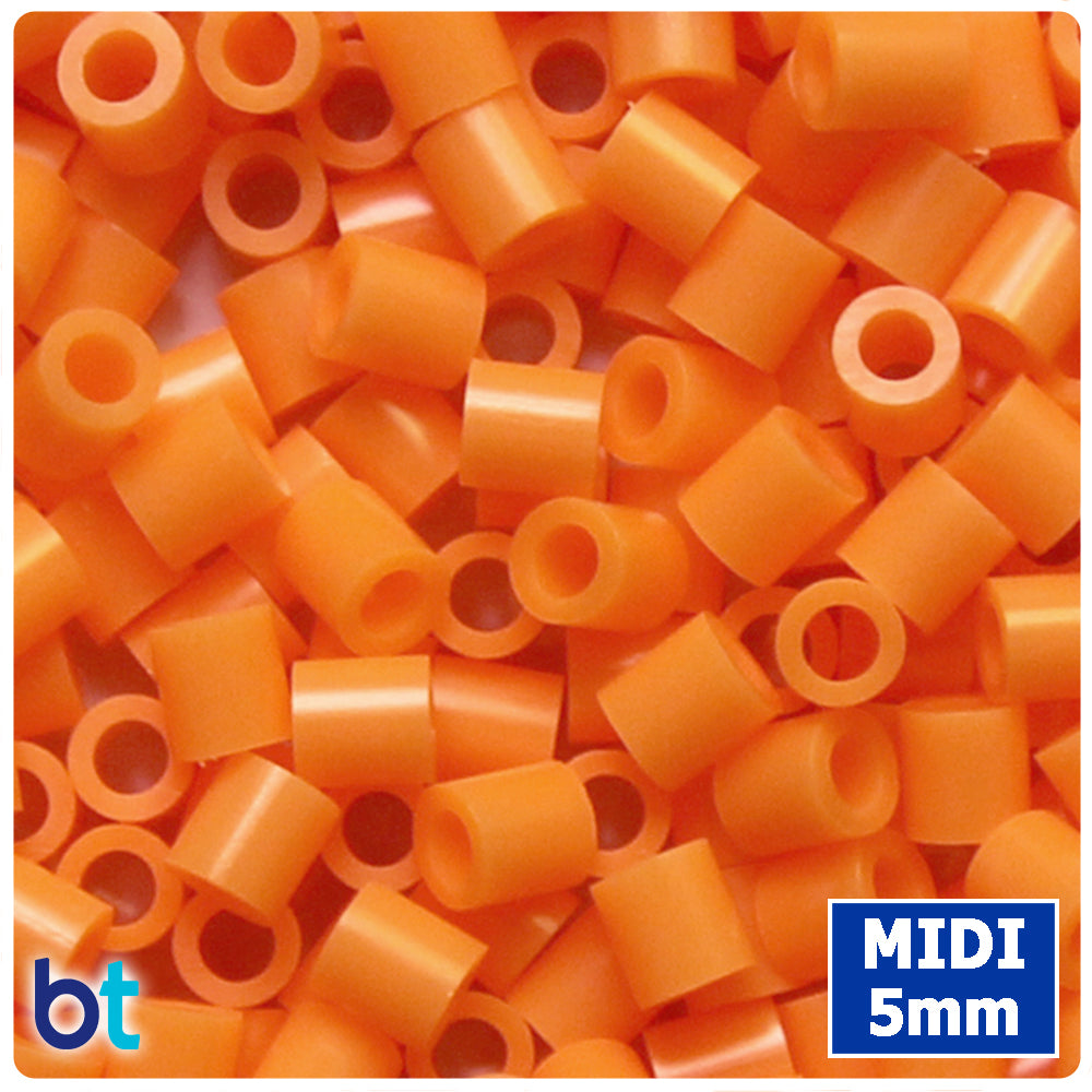 BeadTin Yellow Orange 5mm Midi Fuse Beads (1000pcs)