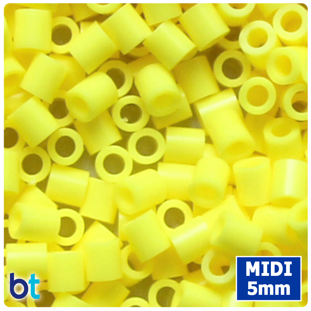 BeadTin Canary 5mm Midi Fuse Beads (1000pcs)