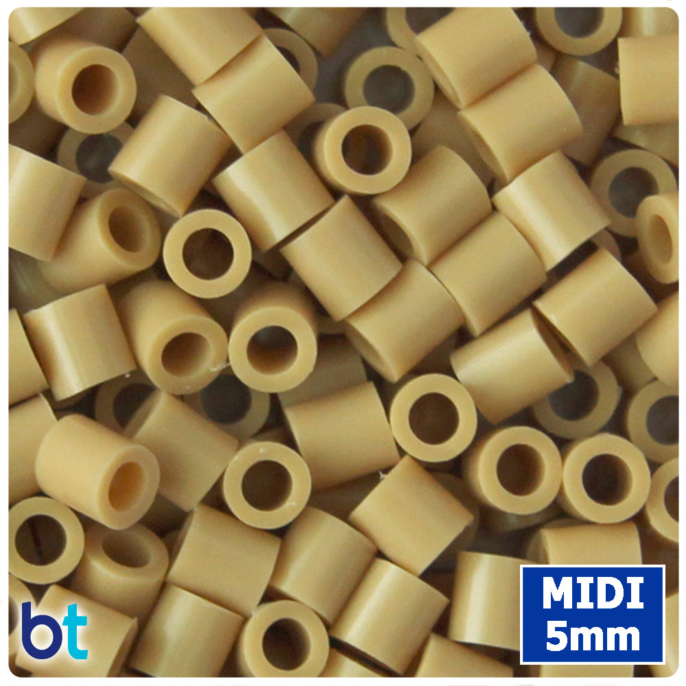 BeadTin Tan 5mm Midi Fuse Beads (1000pcs)
