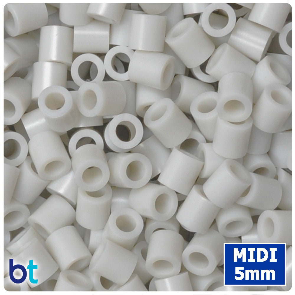 BeadTin Ash Grey 5mm Midi Fuse Beads (1000pcs)