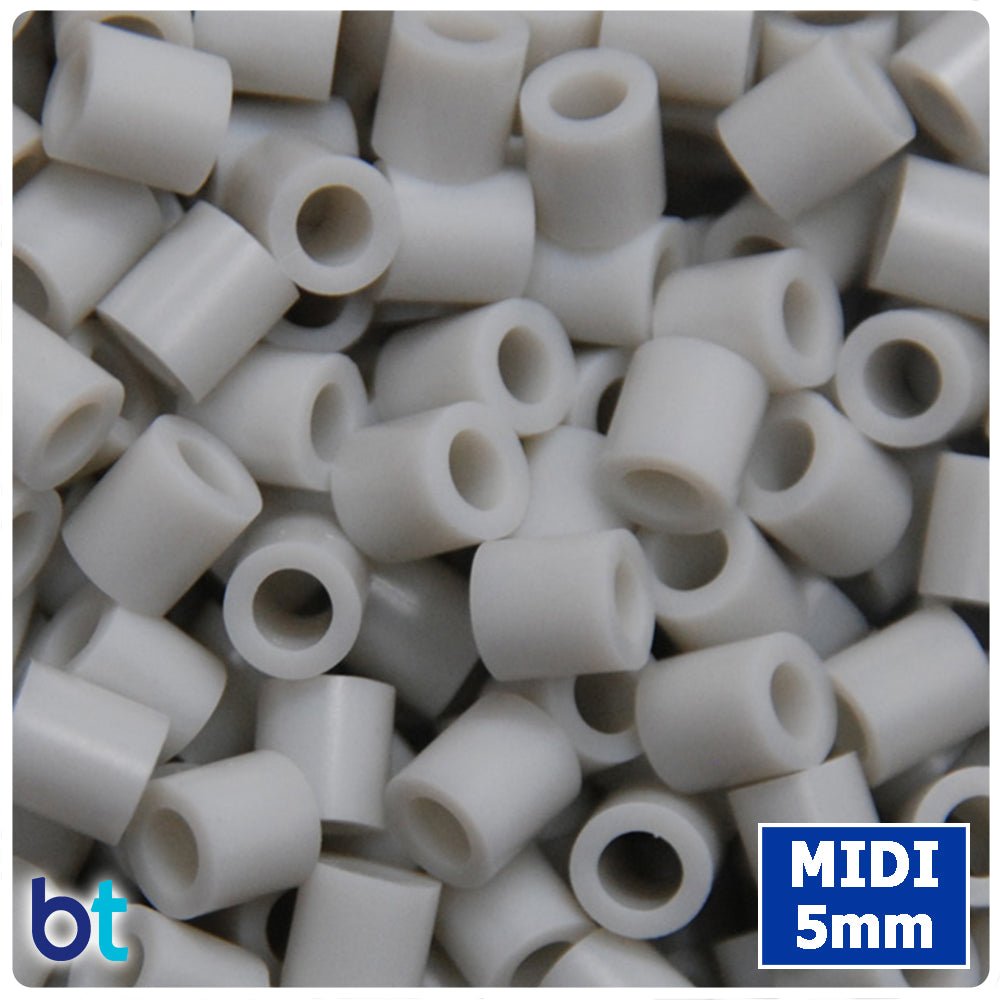 BeadTin Light Gray 5mm Midi Fuse Beads (1000pcs)