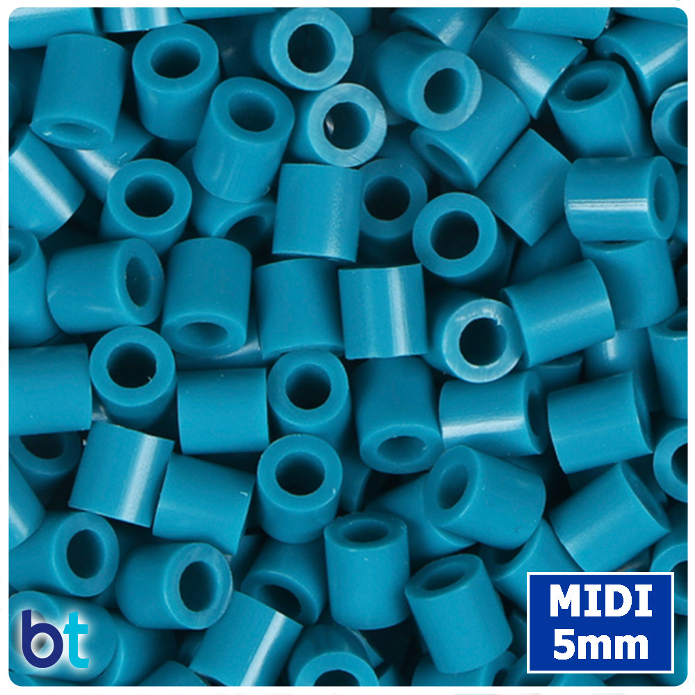 BeadTin Petrol Blue 5mm Midi Fuse Beads (1000pcs)