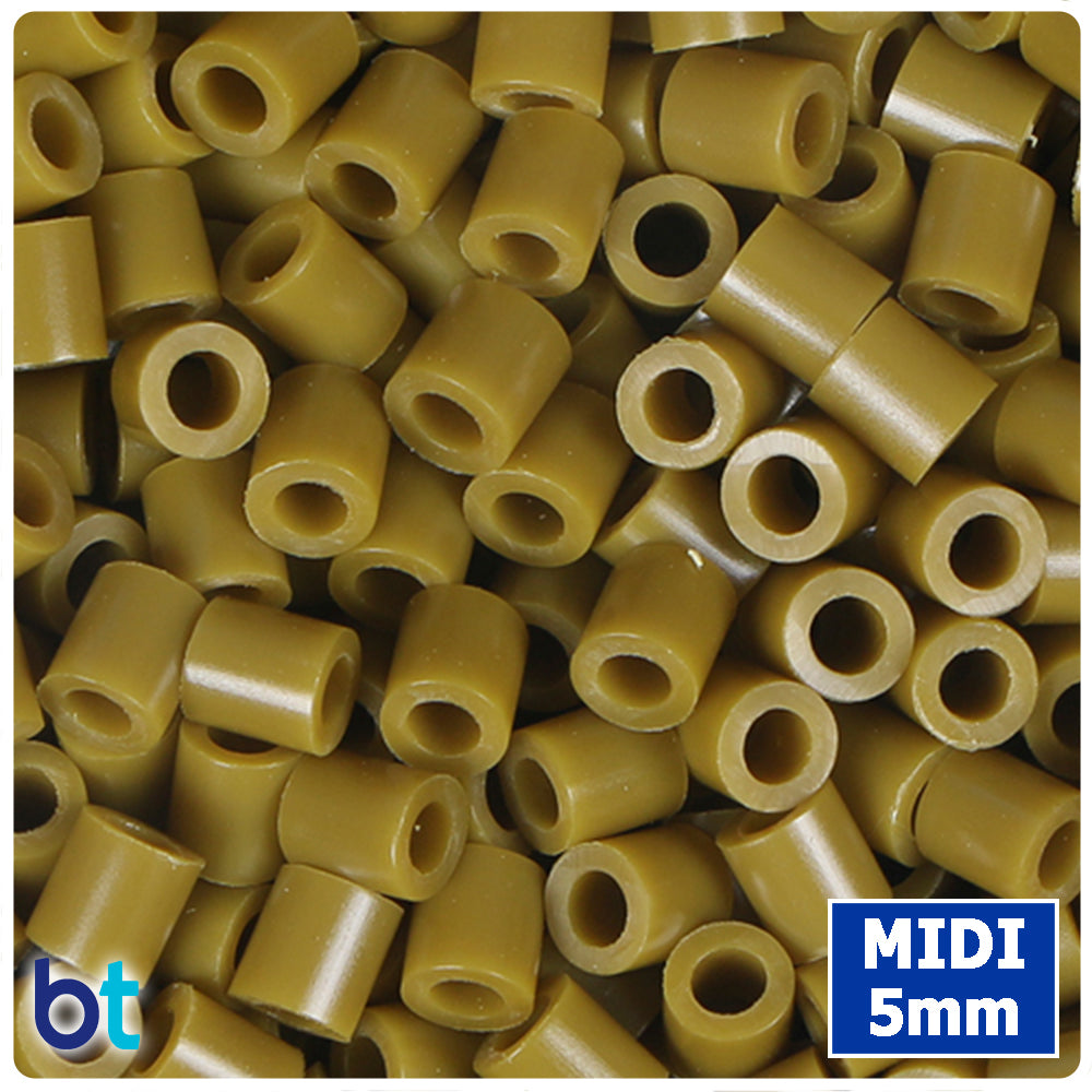 BeadTin Oaktree Brown 5mm Midi Fuse Beads (1000pcs)