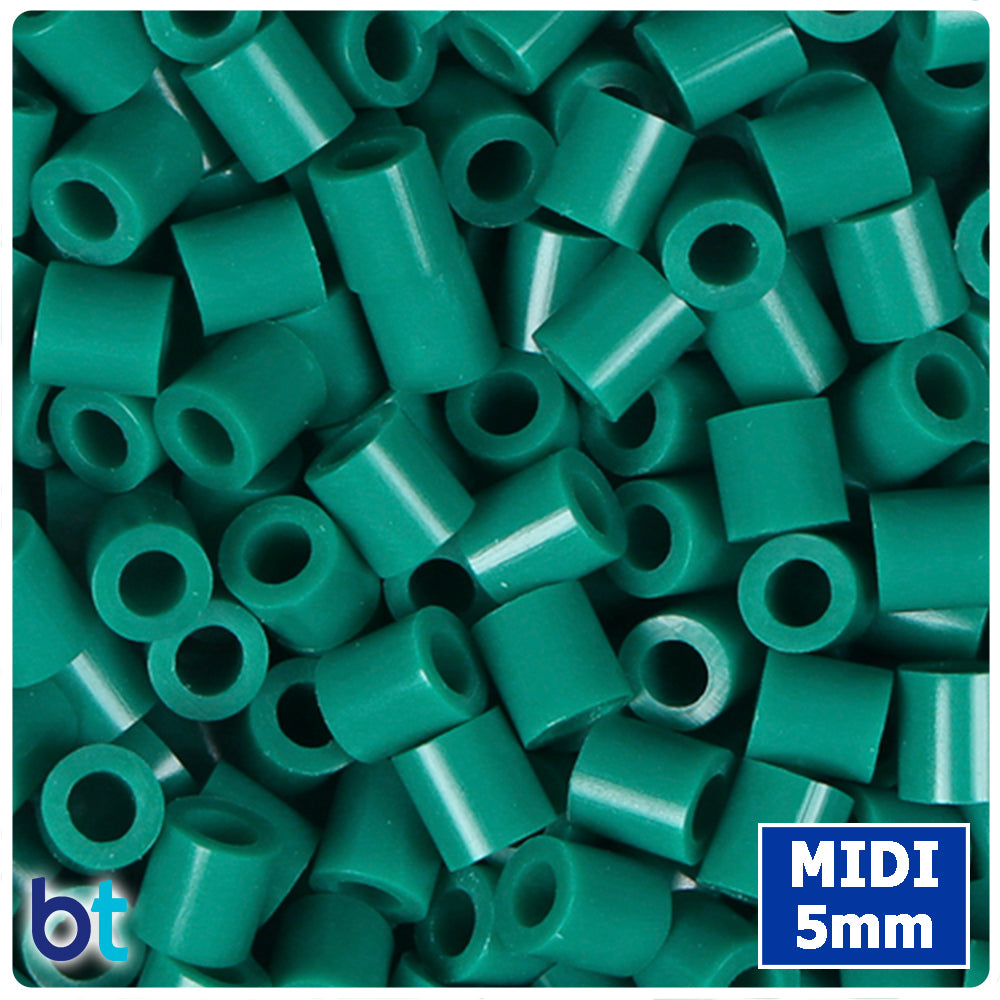 BeadTin Dark Eucalyptus 5mm Midi Fuse Beads (1000pcs)