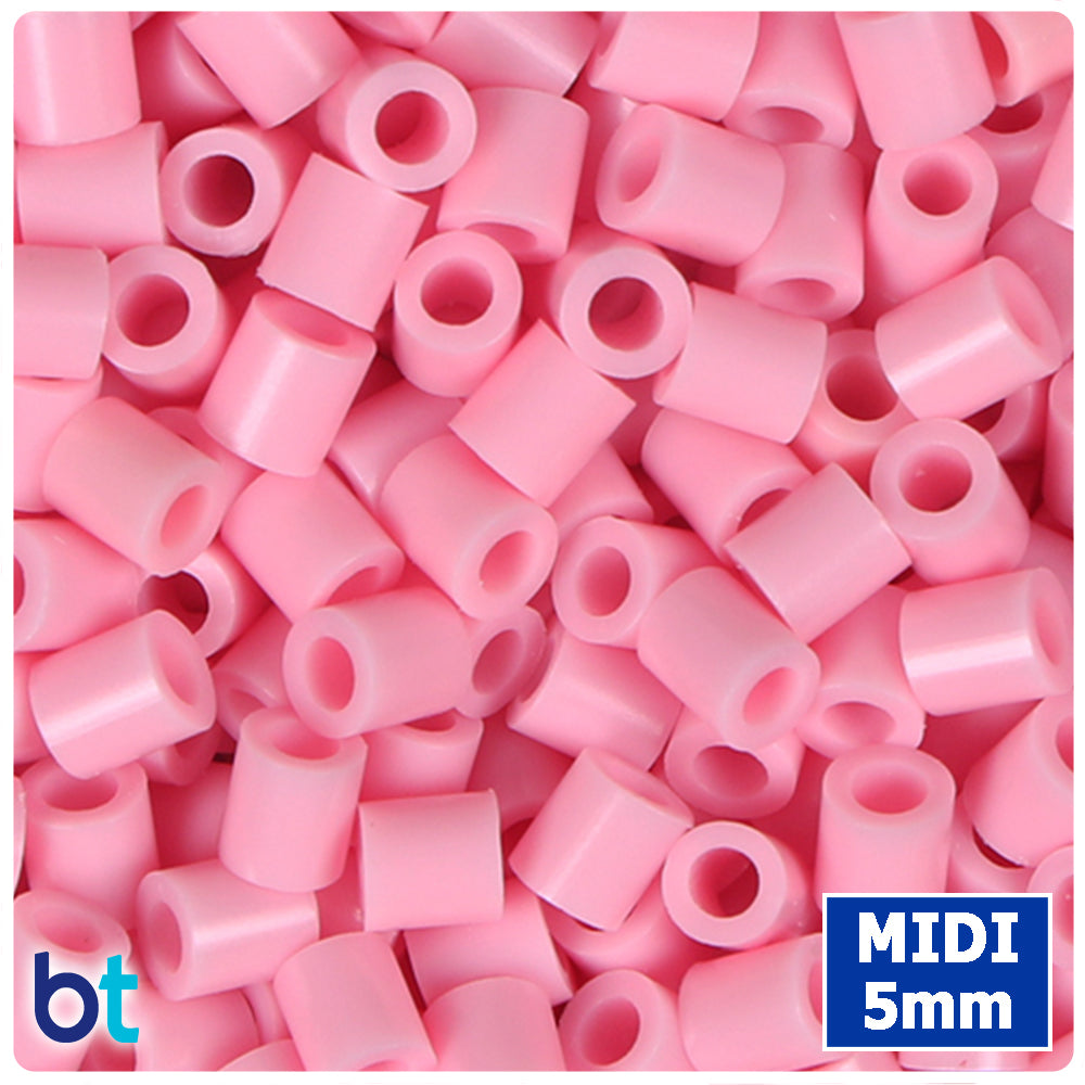BeadTin Rosebud Pink 5mm Midi Fuse Beads (1000pcs)