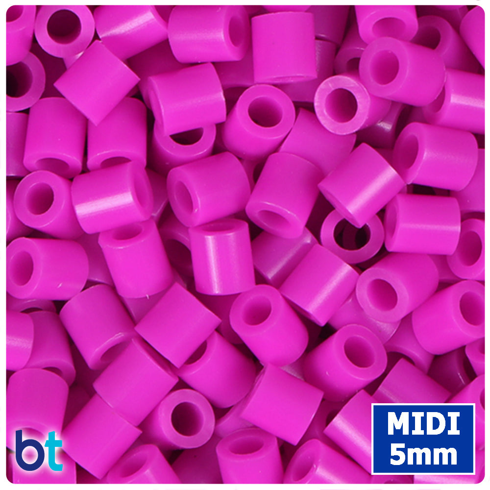 BeadTin Pink Plum 5mm Midi Fuse Beads (1000pcs)