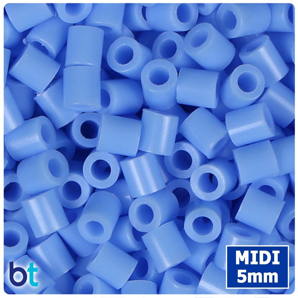 BeadTin Azure Blue 5mm Midi Fuse Beads (1000pcs)