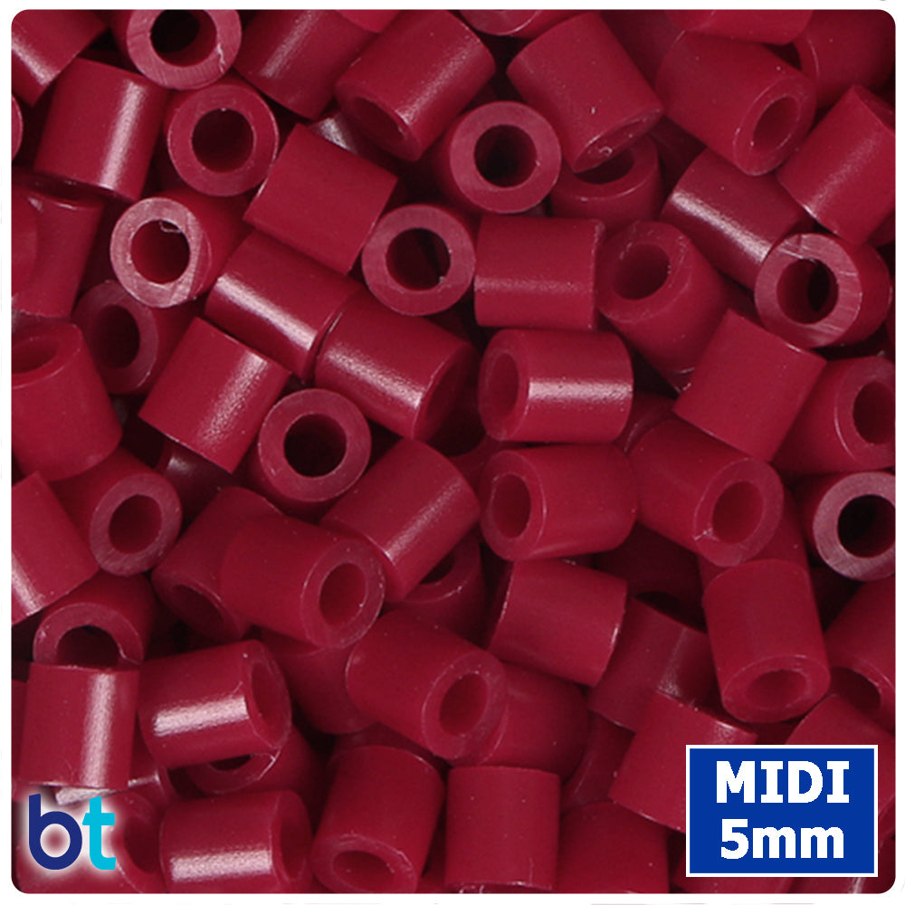 BeadTin Bloodrose Red 5mm Midi Fuse Beads (1000pcs)