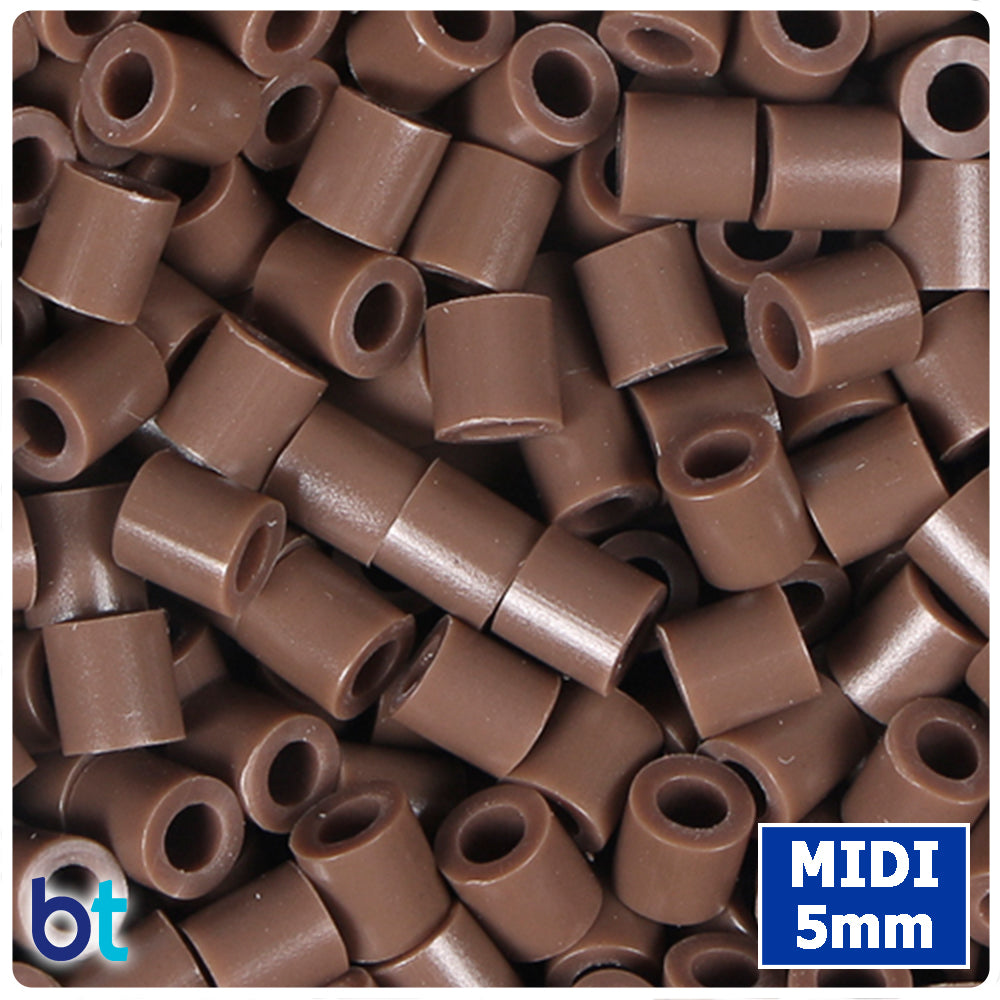 BeadTin Mocha 5mm Midi Fuse Beads (1000pcs)