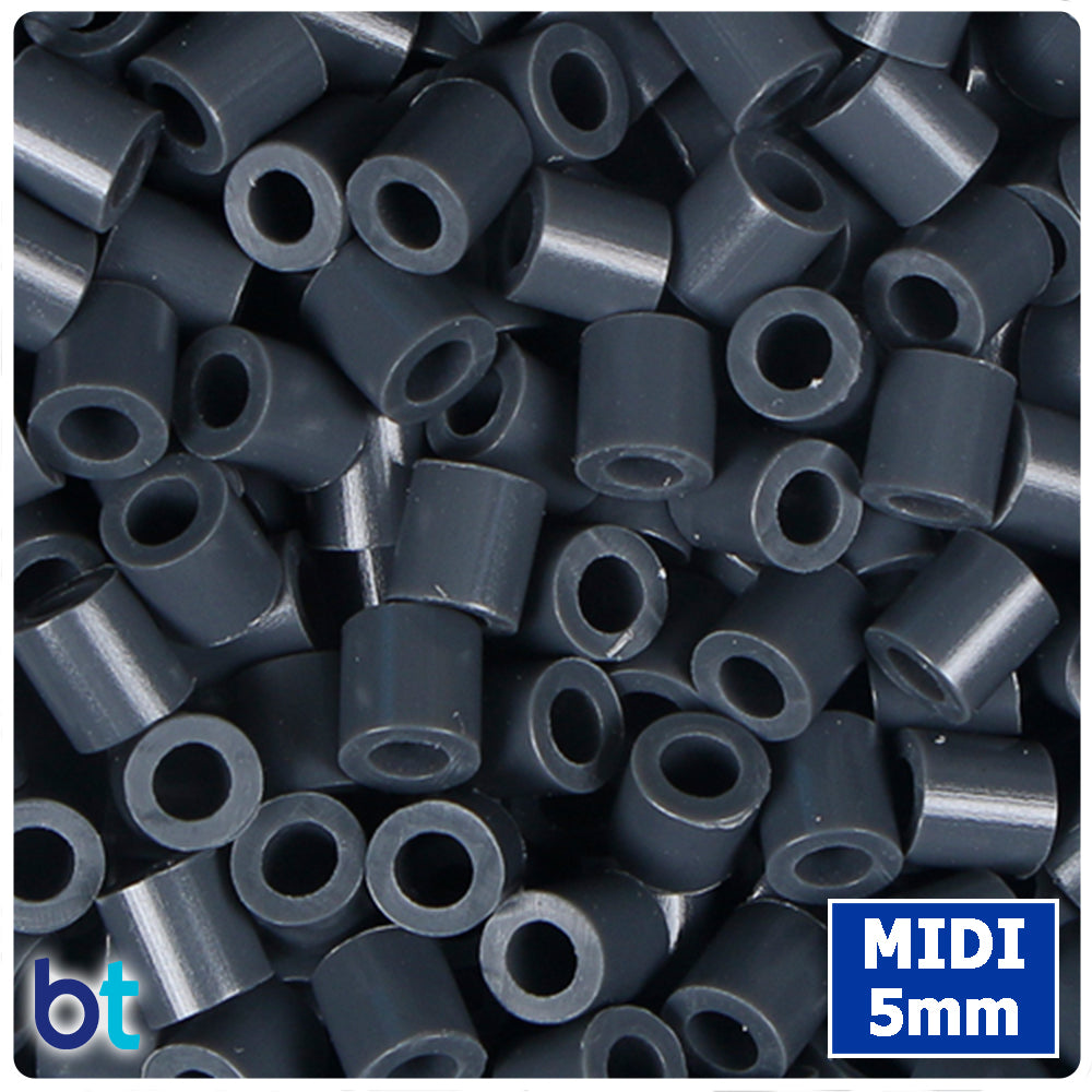 BeadTin Iron Grey 5mm Midi Fuse Beads (1000pcs)