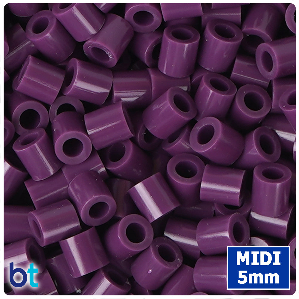 BeadTin Dark Mauve 5mm Midi Fuse Beads (1000pcs)