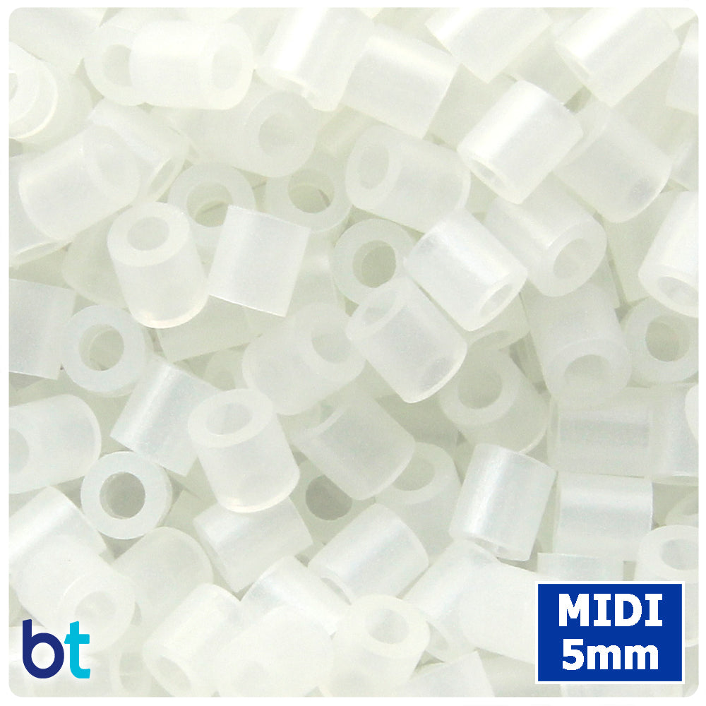 BeadTin White Glow 5mm Midi Fuse Beads (1000pcs)