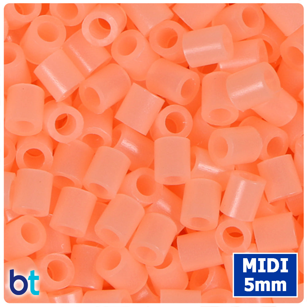 BeadTin Orange Glow 5mm Midi Fuse Beads (1000pcs)