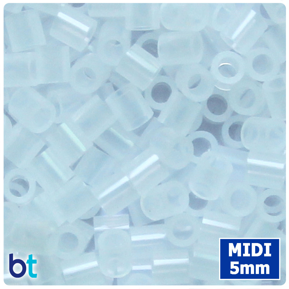 BeadTin Clear Translucent 5mm Midi Fuse Beads (1000pcs)