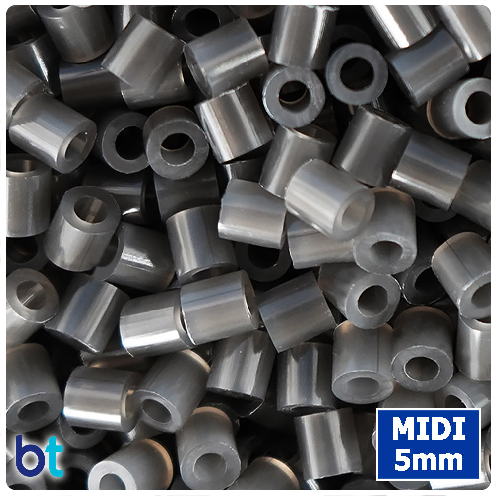 BeadTin Black Translucent 5mm Midi Fuse Beads (1000pcs)