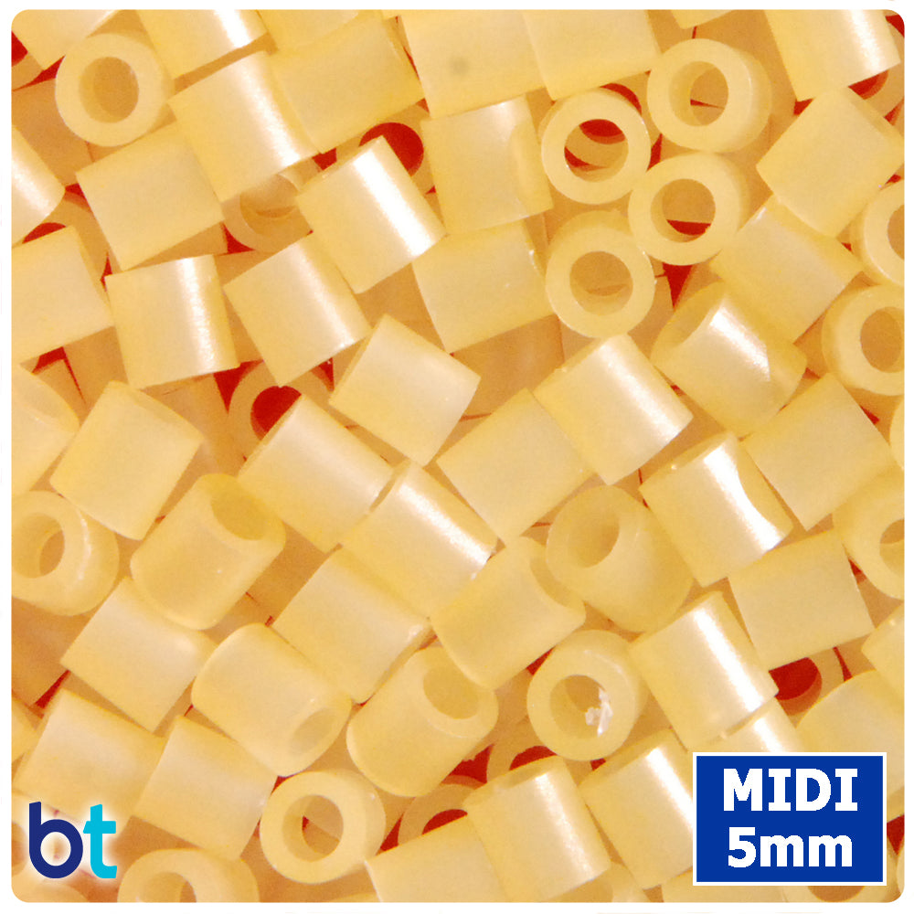 BeadTin Yellow UV 5mm Midi Fuse Beads (1000pcs)